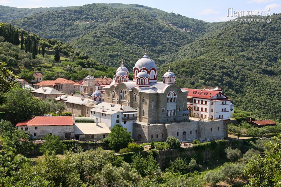 4955 - Φωτογραφίες της Ιεράς Παντοκρατορινής Σκήτης Προφήτη Ηλία, στο Άγιο Όρος - Φωτογραφία 2