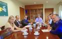 Συνάντηση Υπουργού ΠΕΚΑ, Γιάννη Μανιάτη, με τον Πρέσβη της Ελβετίας, Lorenzo Amberg για την υλοποίηση της αποστολής 