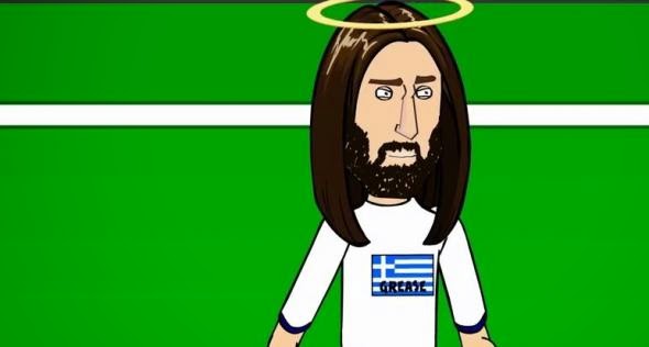Ξεκαρδιστικό βίντεο! Ο... Ιησούς Σαμαράς έγινε καρτούν και κοντράρεται με τον Γιάγια Τουρέ - Φωτογραφία 1