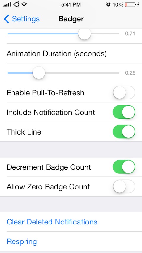 Badger 7: Cydia tweak new v1.1-1 ($1.49)....οι ειδοποιήσεις σας αλλιώς - Φωτογραφία 4