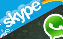 «Ματώνουν» οικονομικά οι πάροχοι από Skype – WhatsApp