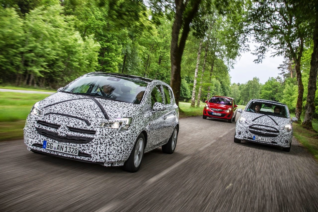 Το Νέο Opel Corsa θα κυκλοφορήσει στα τέλη του 2014. Η πέμπτη γενιά Corsa παραμένει καμουφλαρισμένη στα test drives - Φωτογραφία 5
