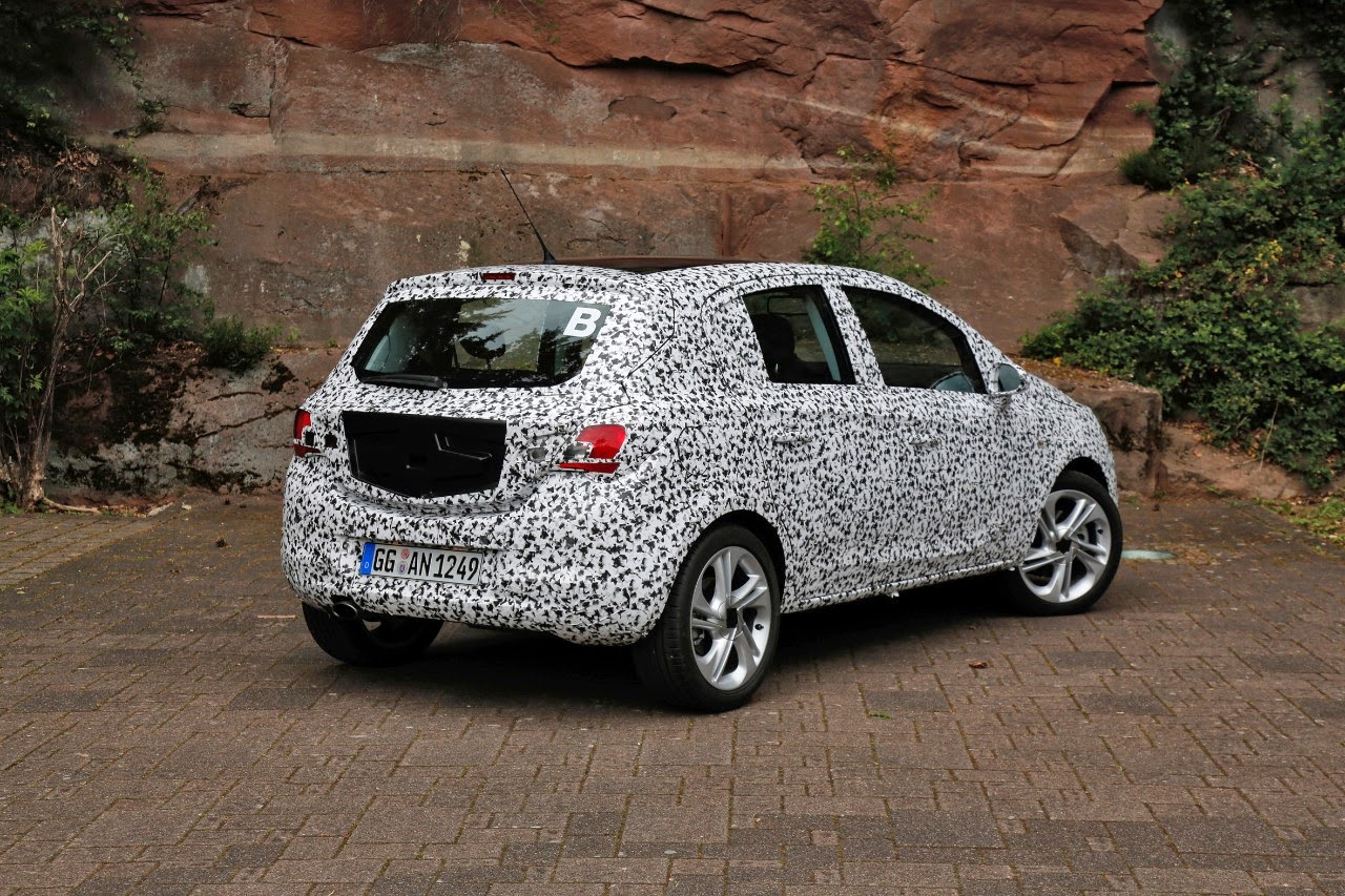 Το Νέο Opel Corsa θα κυκλοφορήσει στα τέλη του 2014. Η πέμπτη γενιά Corsa παραμένει καμουφλαρισμένη στα test drives - Φωτογραφία 9