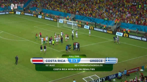Άγγιξε το όνειρο - Κόστα Ρίκα - Ελλάδα 1-1 και 5-3 στα πέναλτι - Φωτογραφία 1