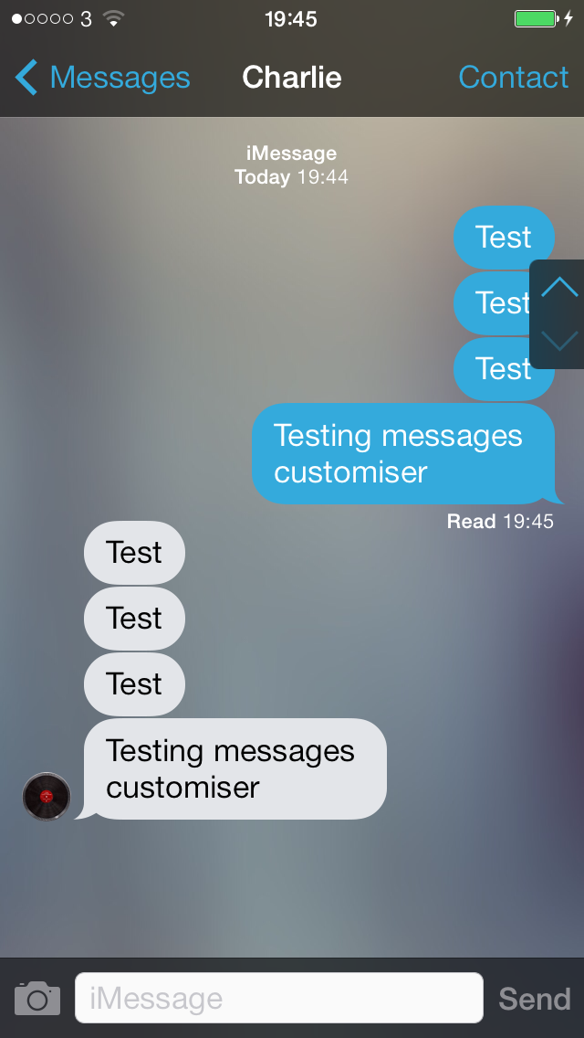 Messages Customiser: Cydia tweak free update v2.4.1 - Φωτογραφία 3