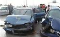 Αντιρρίου - Ιωαννίνων: Τριπλή καραμπόλα στην εθνική οδό με περιπολικό