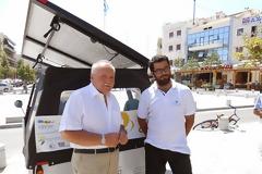 Το Ρέθυμνο υποδέχθηκε το ηλιακό όχημα «Sunnyclist»