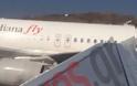 Λαχτάρα για επιβάτες: Αεροσκάφος της Aegean συγκρούστηκε με ένα άλλο της Meridiana - Φωτογραφία 2