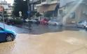 Αγωγός κατάπιε όχημα στα Τρίκαλα - Πλημμύρισαν οι δρόμοι [photos] - Φωτογραφία 3