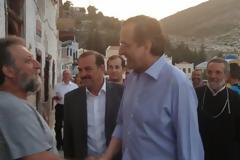 Ο Σαμαράς στο πάρτι του Άντριου Λιβέρις στο Καστελόριζο