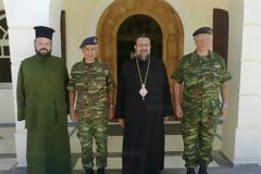 Ο Διοικητής Κέντρων Πελοποννήσου στον Μητροπολίτη Μεσσηνίας