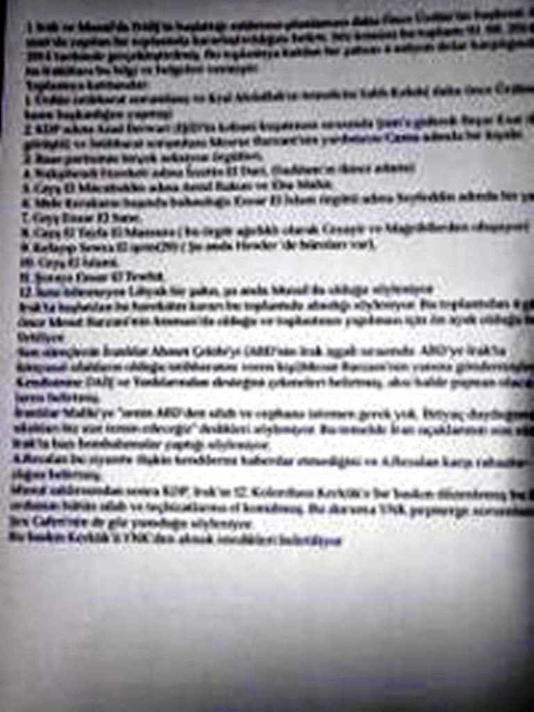 Αποκαλύψεις του ΡKK για την επίθεση του ΙΚΙΛ και τη δημιουργία του «Κουρδιστάν» - Φωτογραφία 2