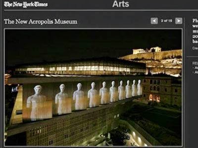 Οι New York Times γράφουν για το Μουσείο Ακρόπολης - Φωτογραφία 1