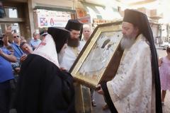 Η πόλη υποδέχθηκε ευλαβικά την Εικόνα της Παναγίας των Νοτενών της Πάτρας