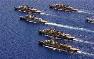 Συνεκπαίδευση εν πλω μεταξύ ελληνικών και ισραηλινών πολεμικών πλοίων - Φωτογραφία 1