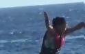 H Ειρήνη Παπαδοπούλου πετάει πάνω από το νερό σαν μία... superwoman! [video]