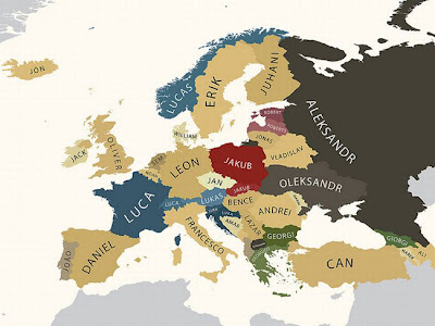 Τα πιο δημοφιλή ονόματα στην Ευρώπη - Φωτογραφία 3