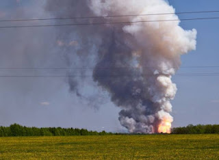 Φονική έκρηξη σε στρατόπεδο της Ρωσίας - Φωτογραφία 1