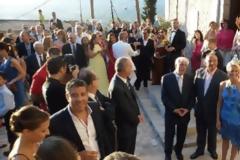 Η εντυπωσιακή εμφάνιση Κώστα-Νατάσας Καραμανλή στο γάμο του γιου Παυλόπουλου