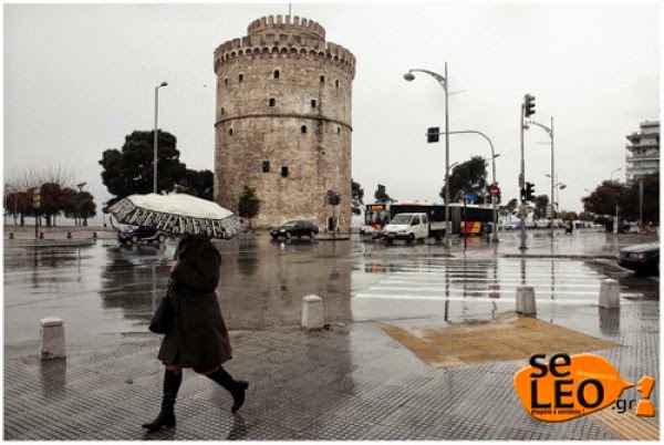 Βιβλική καταιγίδα στη Θεσσαλονίκη: Οι δρόμοι έγιναν ποτάμια και ένα δέντρο γκρέμισε... περίπτερο! - Φωτογραφία 2