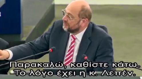 Ο Σουλτς απέβαλε τον ευρωβουλευτή του ΚΚΕ Κ. Παπαδάκη [video] - Φωτογραφία 1