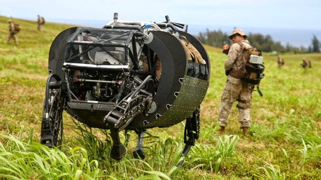 Το ρομπότ AlphaDog μπήκε στο πεδίο της μάχης (Βίντεο) - Φωτογραφία 1