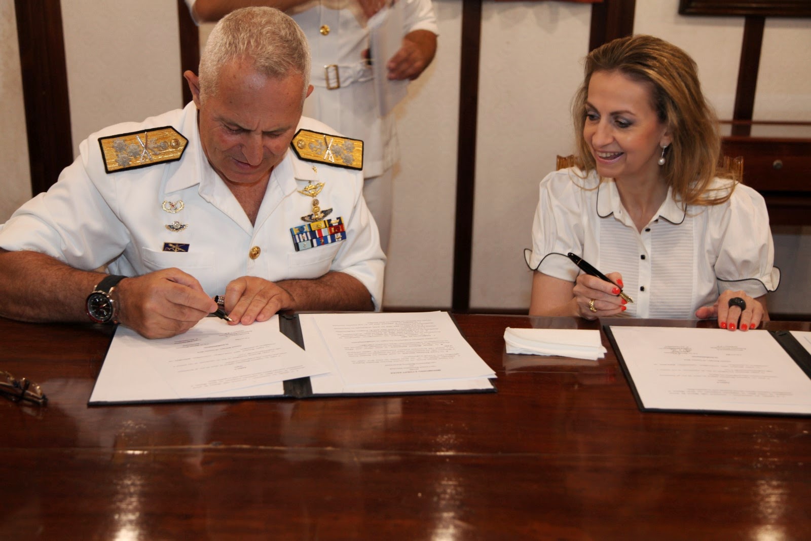Υπογραφή Μνημονίου Συνεργασίας μεταξύ του Πολεμικού Ναυτικού και του Ιδρύματος Μείζονος Ελληνισμού - Φωτογραφία 1