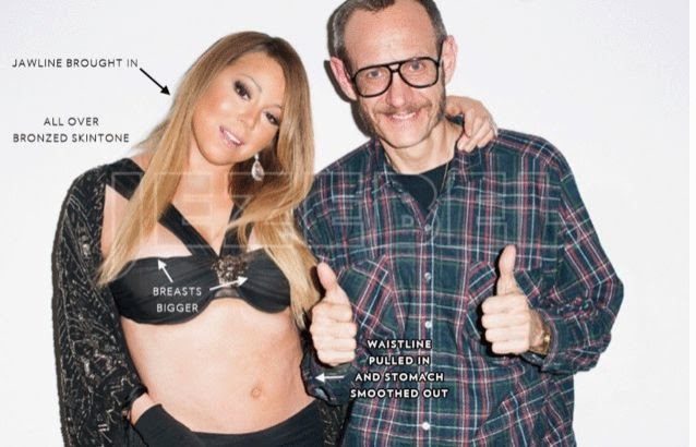 Αυτή είναι η πικρή αλήθεια: Η Mariah Carey πριν και μετά το photoshop! - Φωτογραφία 2