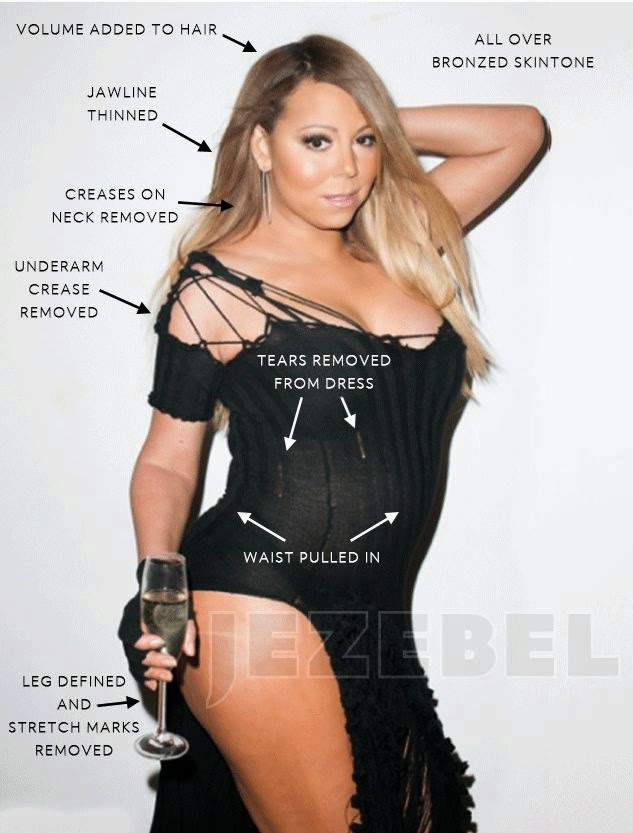 Αυτή είναι η πικρή αλήθεια: Η Mariah Carey πριν και μετά το photoshop! - Φωτογραφία 4