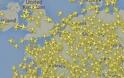 Ο ουρανός της Ουκρανίας άδειασε - Αλλάζει ο χάρτης των αεροπορικών διαδρομών μετά την κατάρριψη του Boeing [photo]