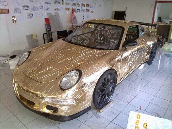 Απίστευτη λειτουργική Porsche από πλαστικούς σωλήνες και αλουμινόχαρτο! - Φωτογραφία 12