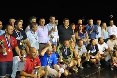 Ο Γ. Ορφανός στην τελετή λήξης του 44ου διεθνούς διάπλου του Τορωναίου κόλπου