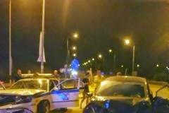 Φωτογραφίες, από την τριπλή καραμπόλα με περιπολικό της ΕΛ.ΑΣ. στην Εγνατία Οδό!