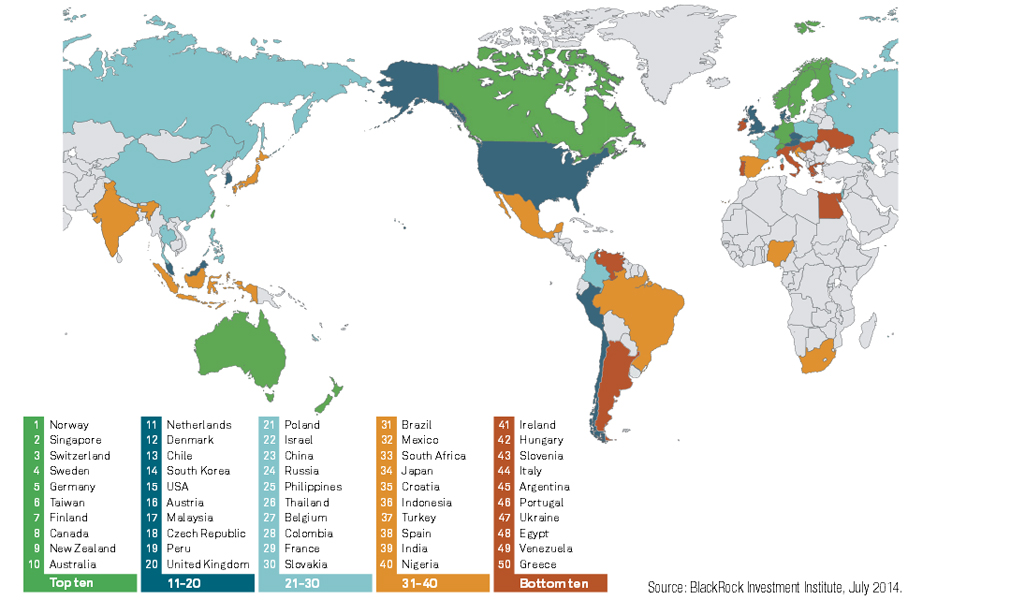 Πρώτη η Ελλάδα στη παγκόσμια λίστα της BlackRock με τις χώρες που κινδυνεύουν με χρεοκοπία - Φωτογραφία 2