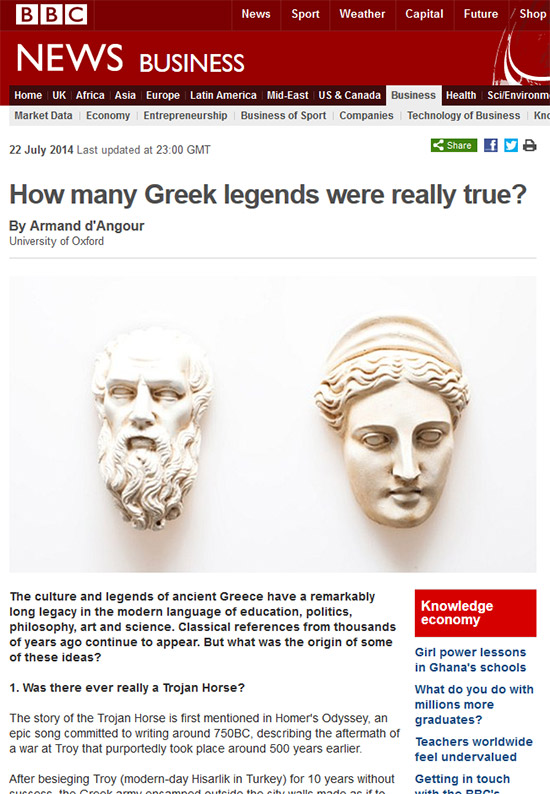 ΑΙΣΧΡΟ ανθελληνικό άρθρο του BBC: Ο Μέγας Αλέξανδρος ήταν... μέθυσος και ο Όμηρος ανύπαρκτος! - Φωτογραφία 2