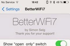 BetterWiFi7: Cydia tweak new v1.0 ($1.5)