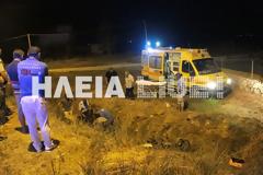 Πύργος: Τραυματίστηκε σοβαρά σε τροχαίο αστυνομικός της ΔΙ.ΑΣ.