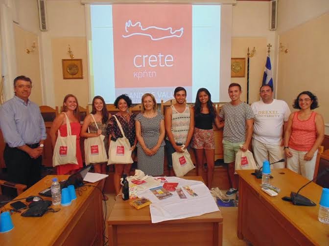 Αμερικανούς φοιτητές του Πανεπιστημίου Drexel που παρακολουθούν Ελληνικό Πρόγραμμα Σπουδών υποδέχτηκε η Αντιπεριφερειάρχης Κρήτης Θ. Βρέντζου - Φωτογραφία 1