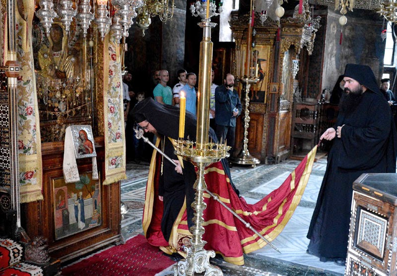 5074 - Φωτογραφίες από τον εορτασμό της Παναγίας της Τριχερούσας στην Ιερά Μονή Χιλιανδαρίου Αγίου Όρους - Φωτογραφία 3
