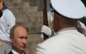 Ο Πούτιν συνεχάρη τους στρατιωτικούς με την Ημέρα του Πολεμικού Ναυτικού