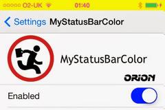 MyStatusBarColor: cydia tweak new v0.2.6-1 ($0.99)