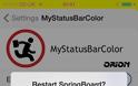 MyStatusBarColor: cydia tweak new v0.2.6-1 ($0.99) - Φωτογραφία 3