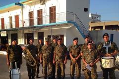 Η στρατιωτική μουσική της 80 ΑΔΤΕ στους Λειψούς