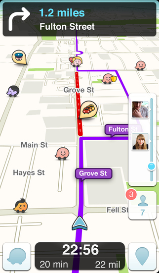 Waze Social GPS: AppStore free update v3.8.1 - Φωτογραφία 3