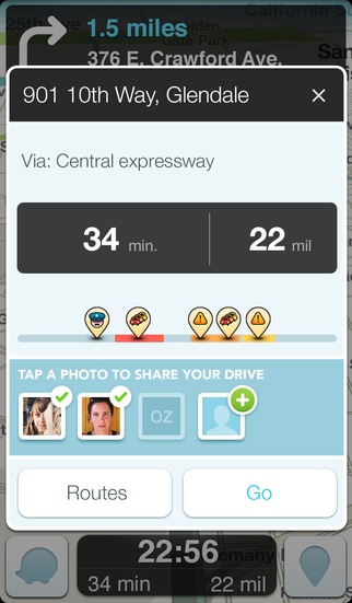 Waze Social GPS: AppStore free update v3.8.1 - Φωτογραφία 7
