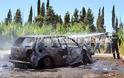 Κρυονέρι Αιτωλοακαρνανίας: Βγήκαν σώοι μέσα απο φλεγόμενο IX μετά από πρόσκρουση σε κολώνα