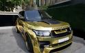 Σαουδάραβας Κροίσος κυκλοφορεί στο Λονδίνο με χρυσό Range Rover και αριθμό κυκλοφορίας 666! - Φωτογραφία 2