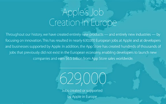 Η Apple συμβάλει έμπρακτα στην οικονομία της Ευρώπης - Φωτογραφία 1
