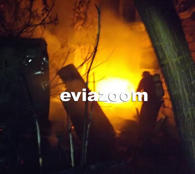 Απειλήθηκαν σπίτια από φωτιά που ξέσπασε σε αποθήκη στη Χαλκίδα! [photos + video] - Φωτογραφία 6