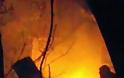 Απειλήθηκαν σπίτια από φωτιά που ξέσπασε σε αποθήκη στη Χαλκίδα! [photos + video]